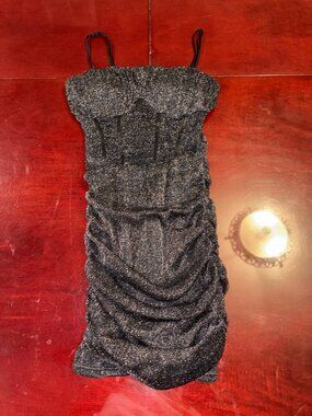 Privy Sparkly Black Dress